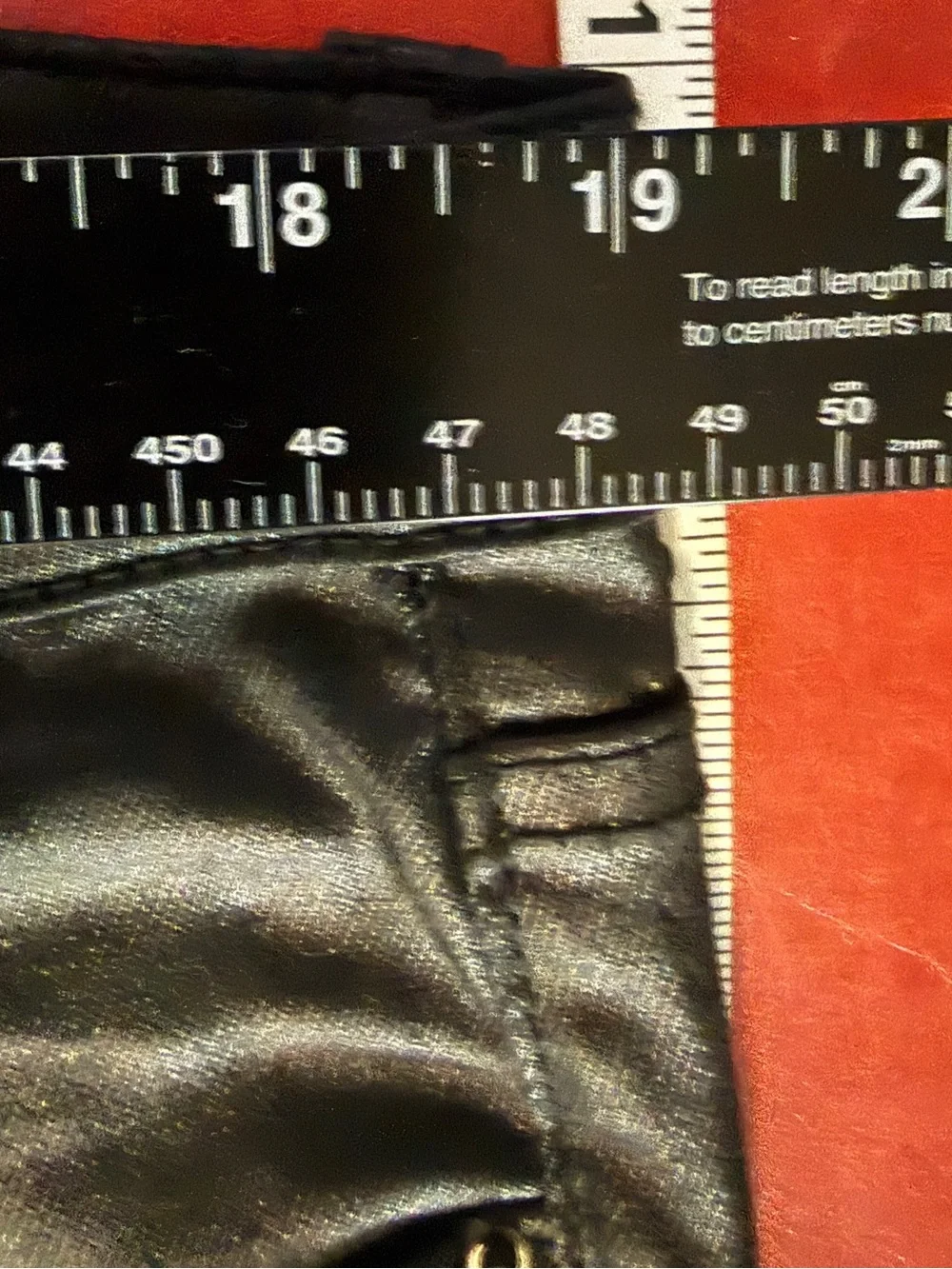 Mnml Black coated Jeans with Hem star snap Detail size 38